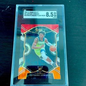 Anthony edwards rookie tri color sgc 8.5